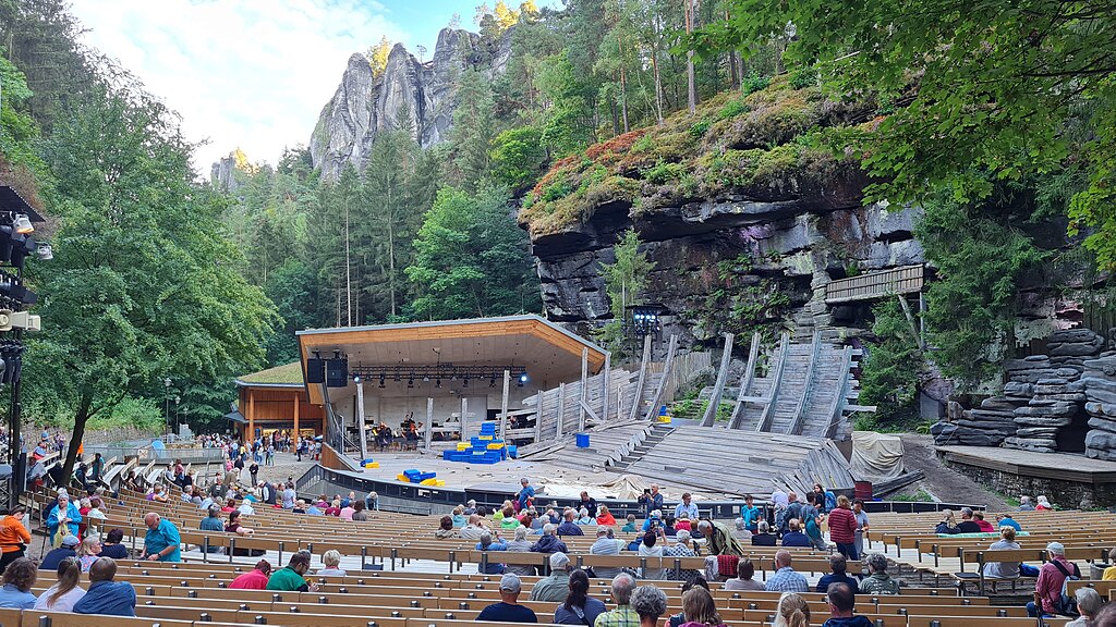 Die Felsenbühne Rathen 2022 nach der Sanierung. 